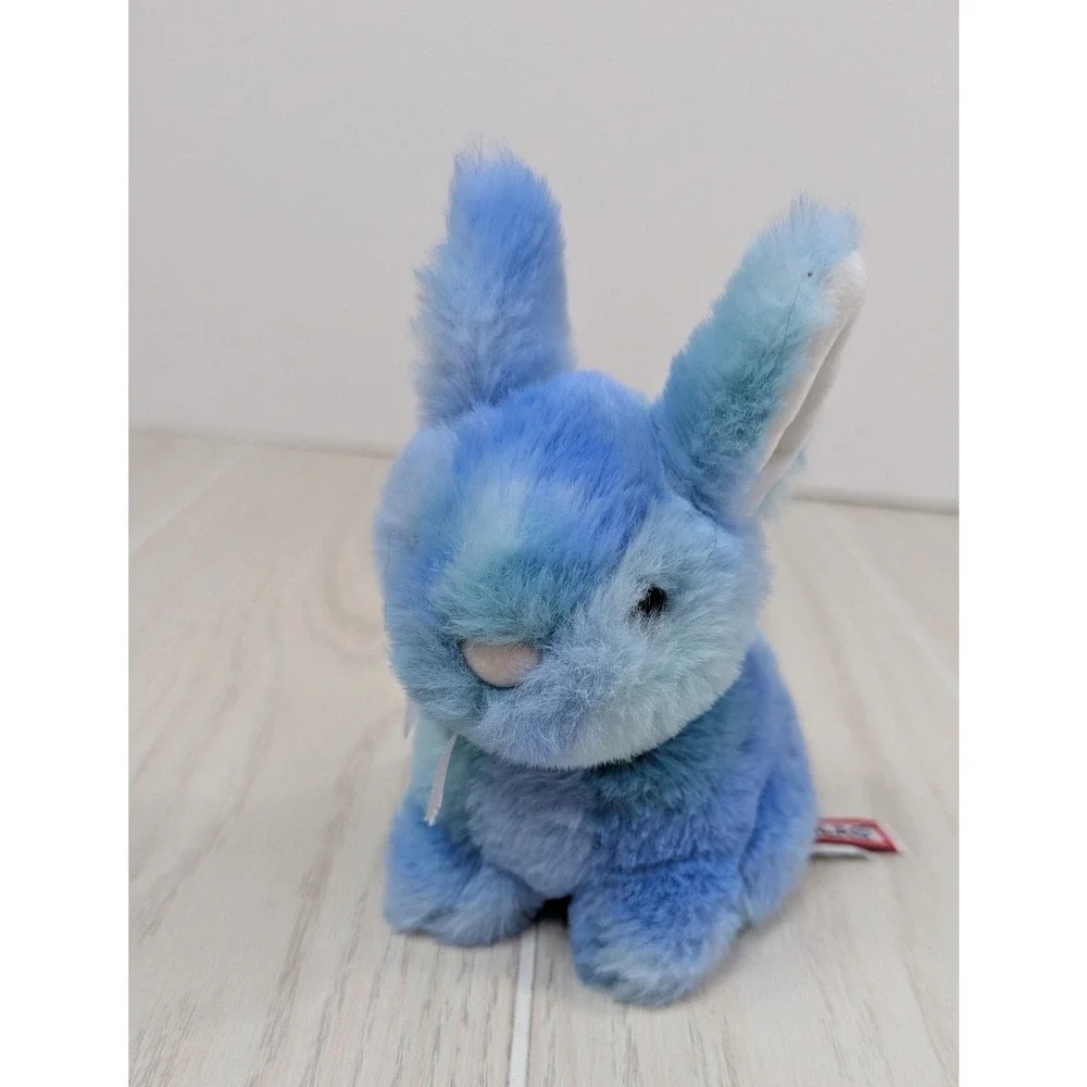 Douglas Cuddle Toys Plush Small Blue Tie Dye Bunny Rabbit 9769GB